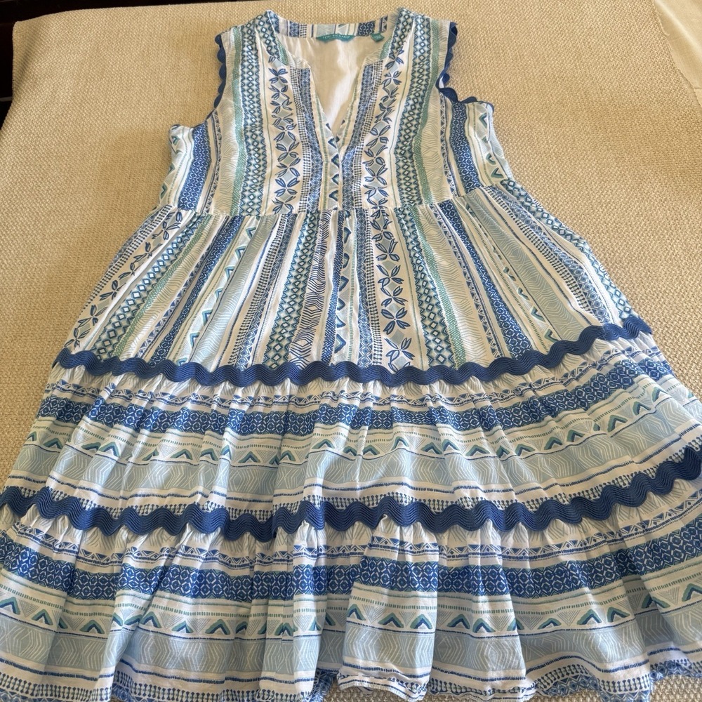Tori Richard Honolulu Floral Print Colorful Mini Fully Lined Dress In Size‎ XS - Picture 11 of 14
